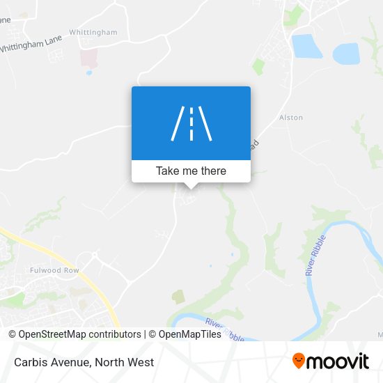 Carbis Avenue map