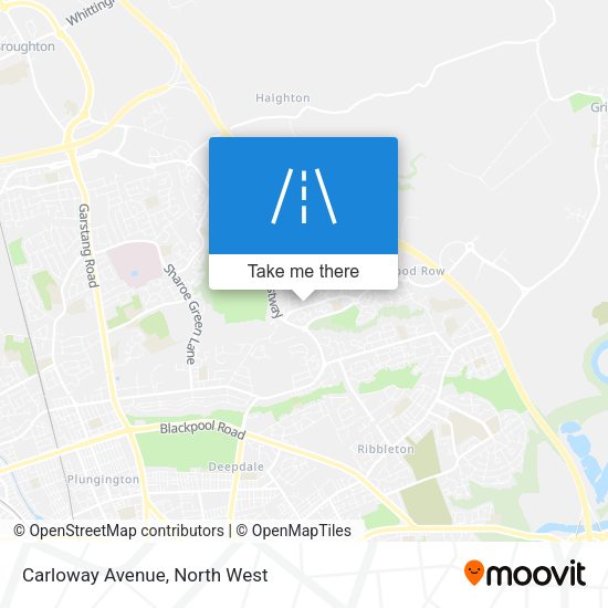 Carloway Avenue map