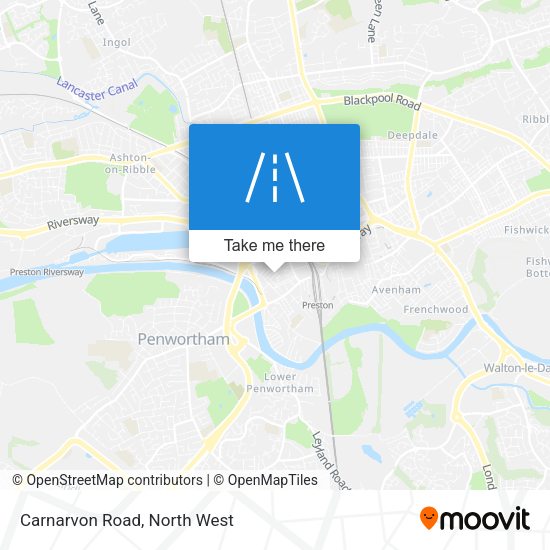 Carnarvon Road map