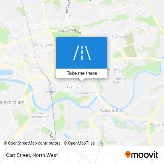 Carr Street map