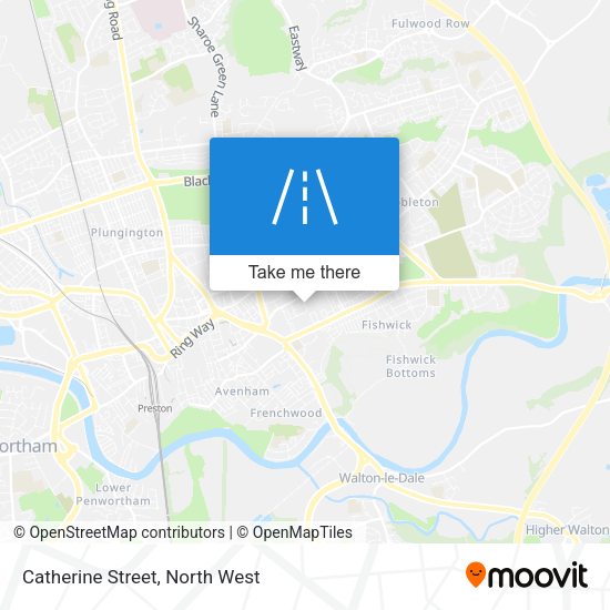 Catherine Street map