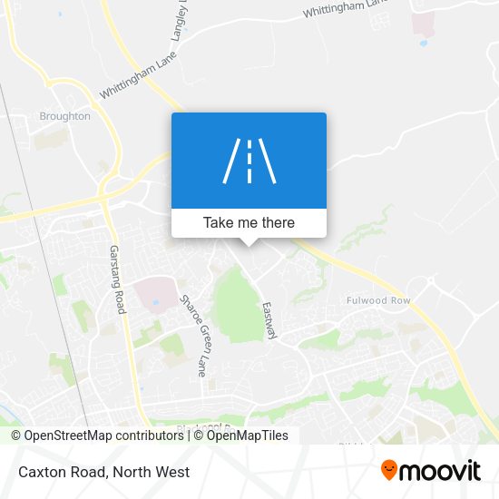 Caxton Road map
