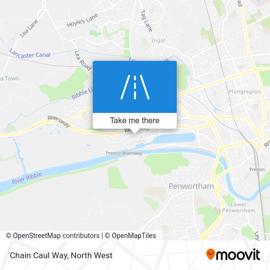 Chain Caul Way map