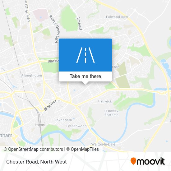 Chester Road map