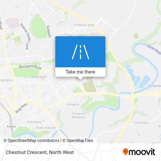Chestnut Crescent map