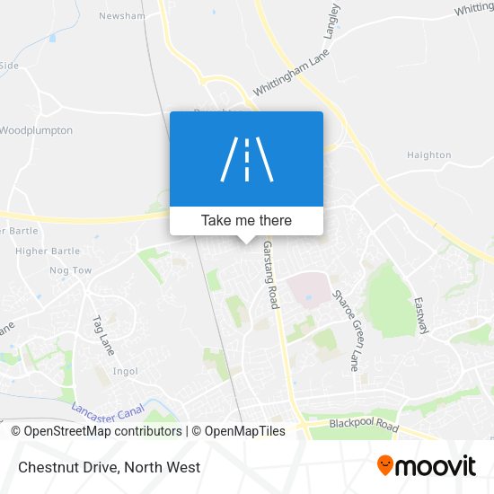 Chestnut Drive map