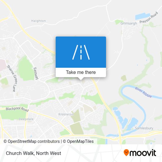 Church Walk map