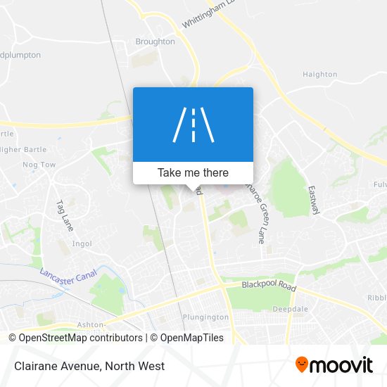 Clairane Avenue map