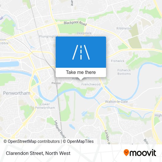 Clarendon Street map