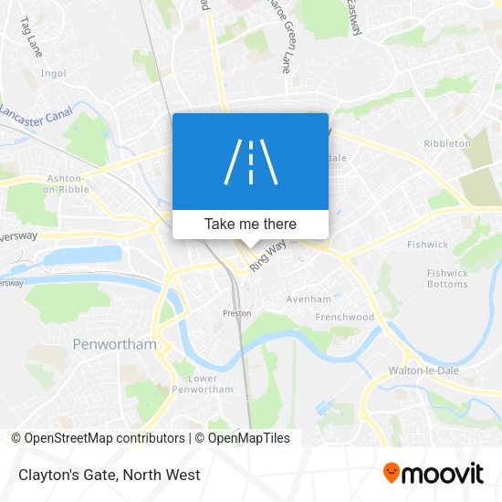 Clayton's Gate map