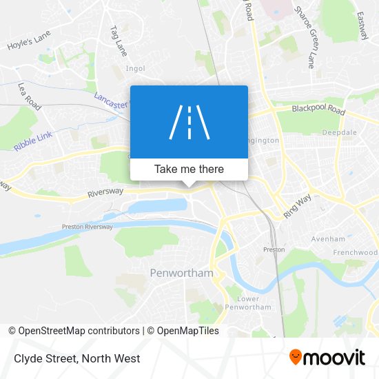 Clyde Street map