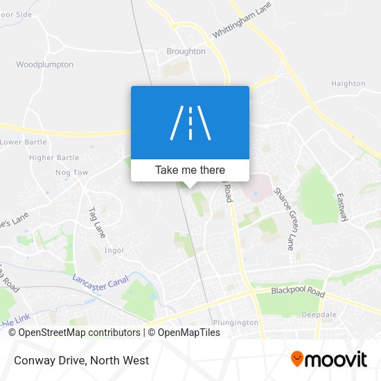 Conway Drive map