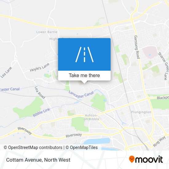Cottam Avenue map