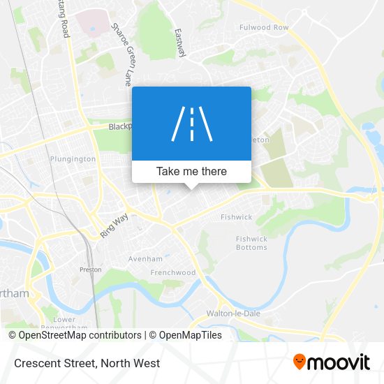 Crescent Street map