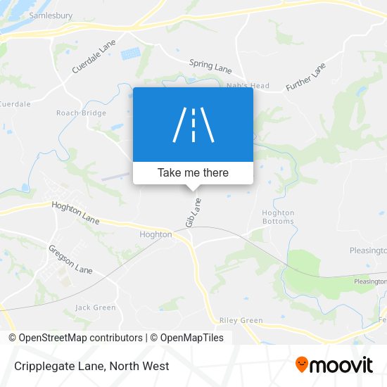 Cripplegate Lane map