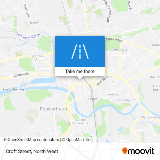 Croft Street map