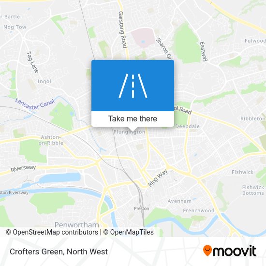 Crofters Green map