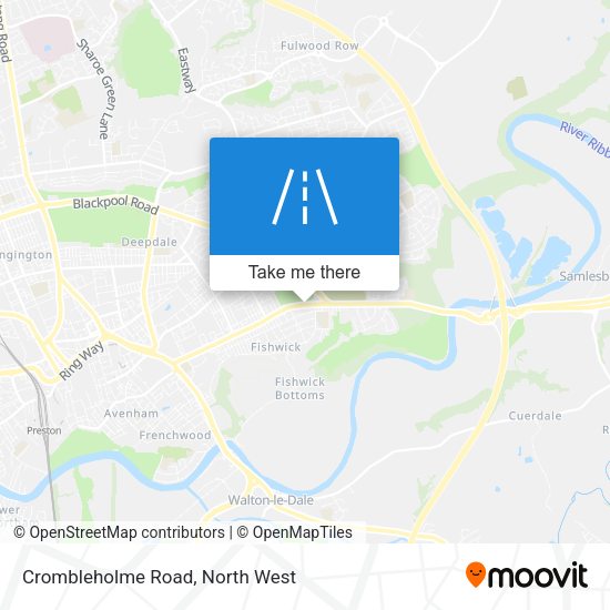 Crombleholme Road map