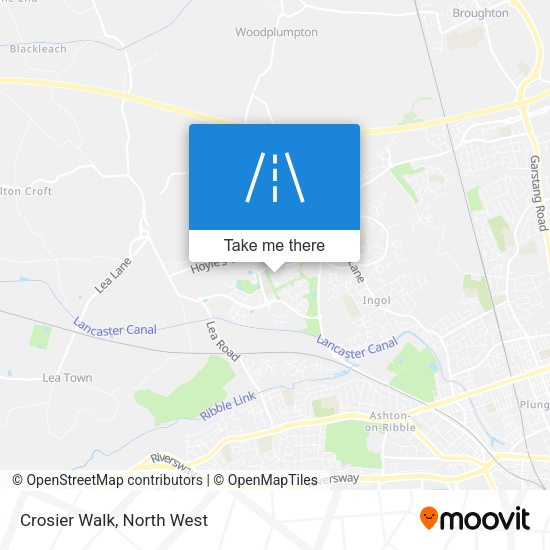Crosier Walk map