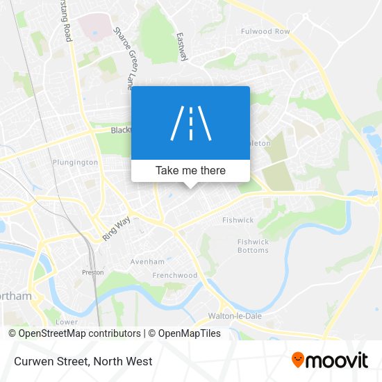Curwen Street map