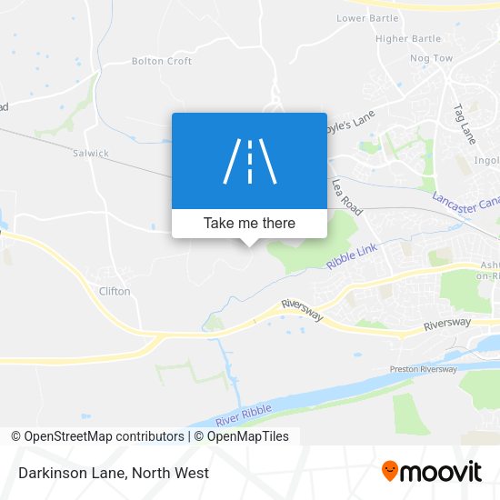 Darkinson Lane map