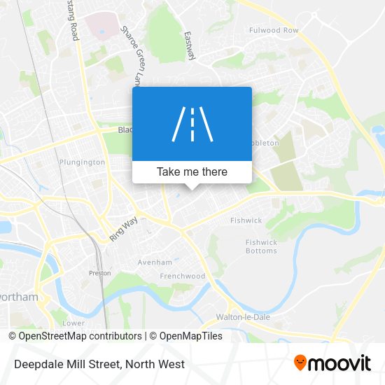 Deepdale Mill Street map