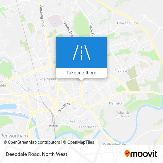 Deepdale Road map