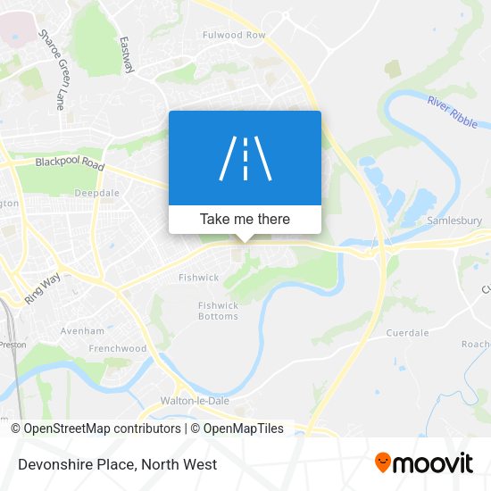 Devonshire Place map