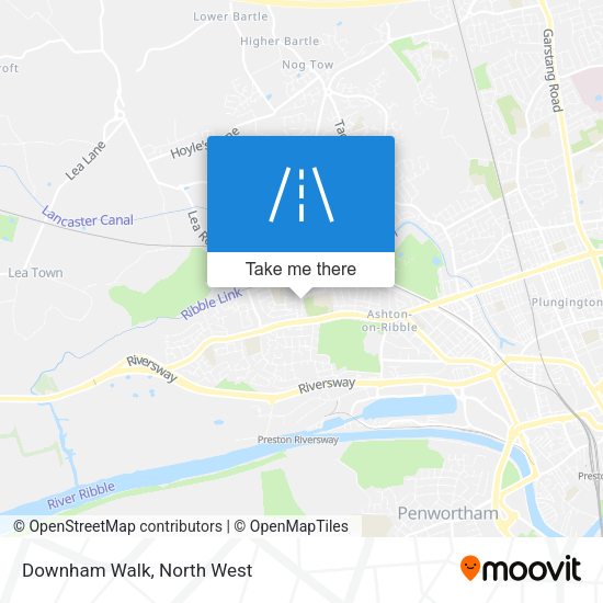 Downham Walk map