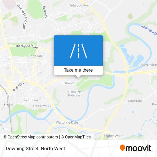 Downing Street map