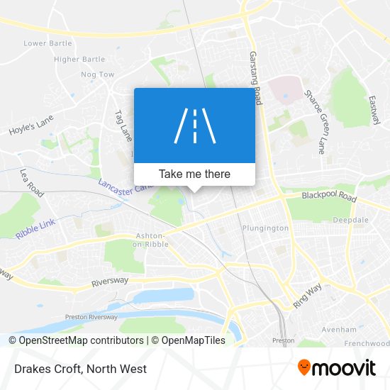 Drakes Croft map