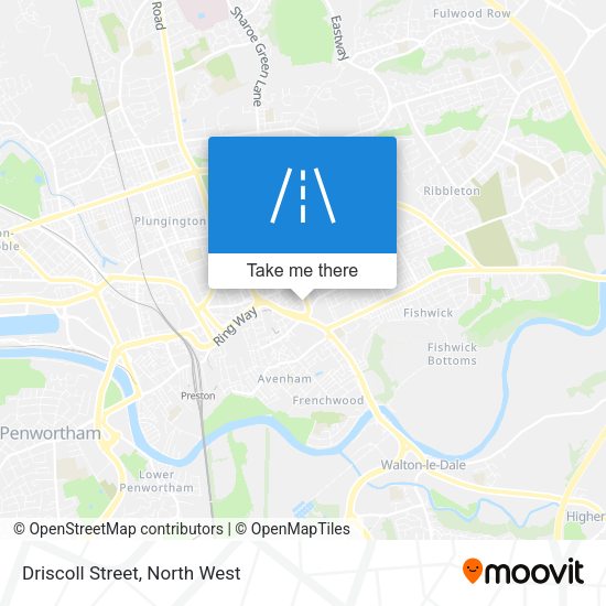 Driscoll Street map