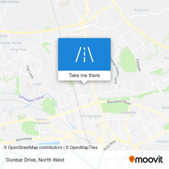 Dunbar Drive map