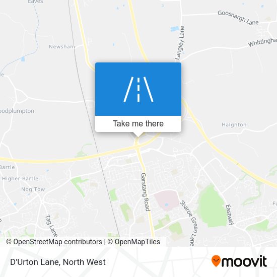 D'Urton Lane map