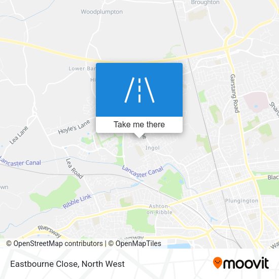 Eastbourne Close map