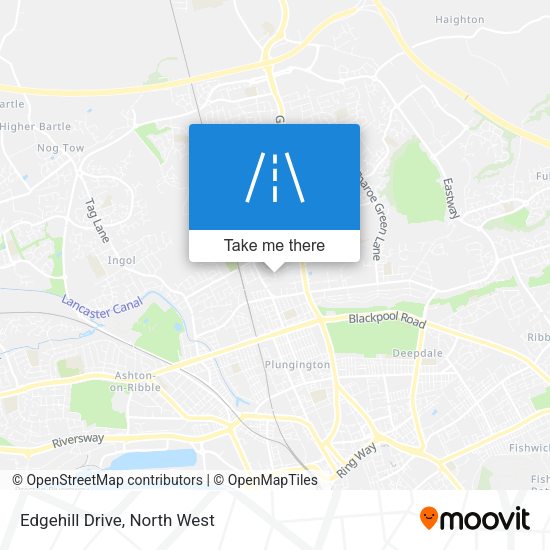 Edgehill Drive map