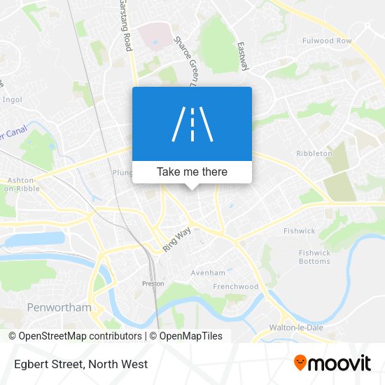Egbert Street map