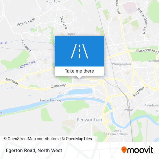 Egerton Road map