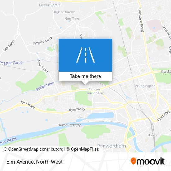 Elm Avenue map