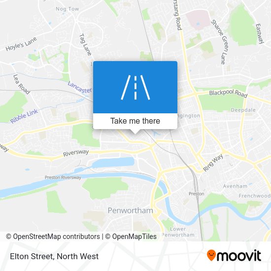 Elton Street map
