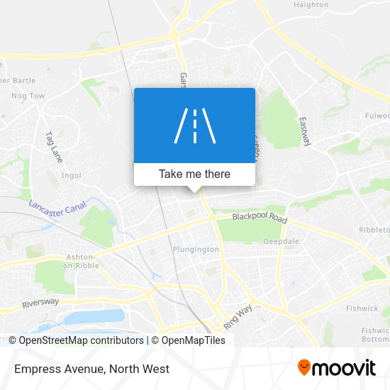 Empress Avenue map