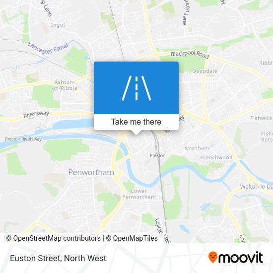Euston Street map