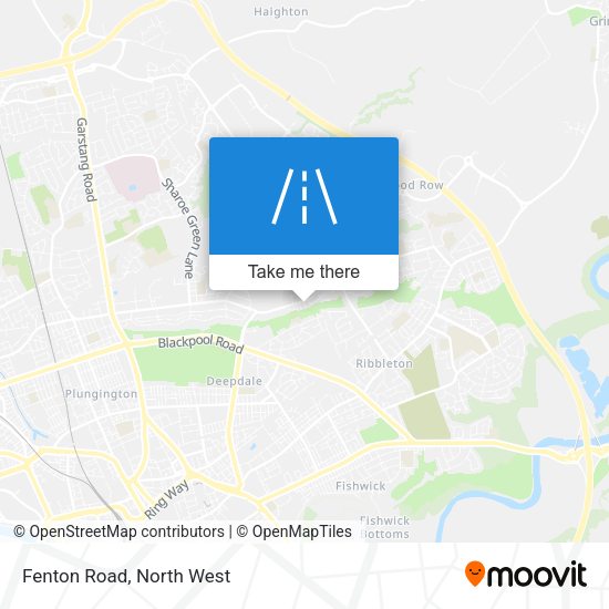 Fenton Road map