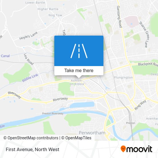 First Avenue map