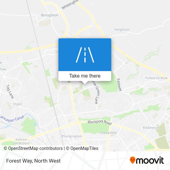 Forest Way map