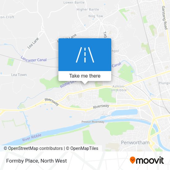 Formby Place map