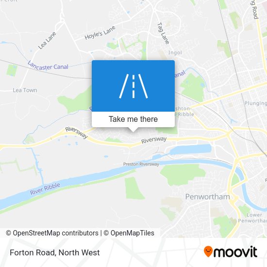 Forton Road map