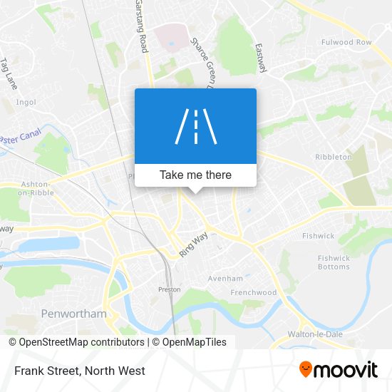 Frank Street map