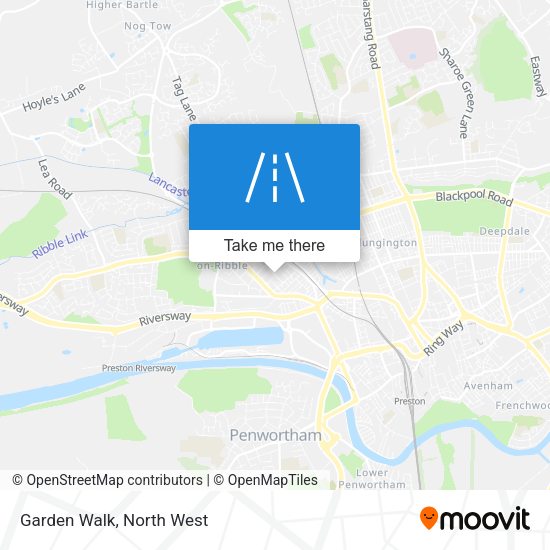 Garden Walk map