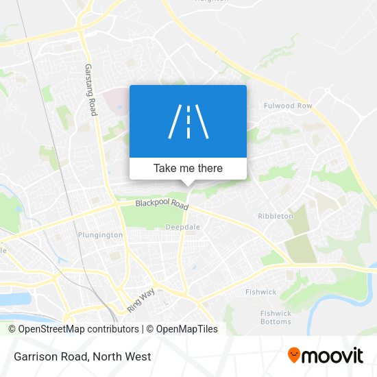 Garrison Road map